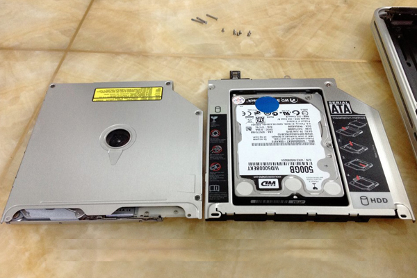 Lắp ổ cứng thứ 2 cho Laptop - Second HDD Caddy Bay giá rẻ tốt.